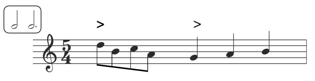 5/4 time signature, groupings, beaming, time signature, irregular time, irregular time signature