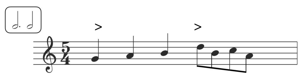 5/4 time signature, groupings, beaming, time signature, irregular time, irregular time signature
