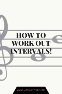 how to work out intervals, blog, music theory