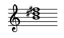 E major scale, Chord V, chord 5