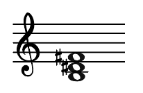 B major, Chord I, Chord 1
