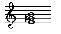 B major, Chord IV, Chord 4, E natural
