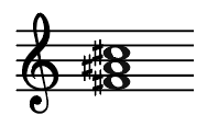 B major, Chord V, Chord 5, F sharp