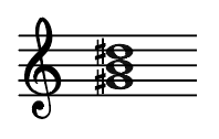B major, Chord vi, Chord 6, G sharp