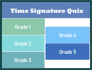 grade 4 time signature quiz