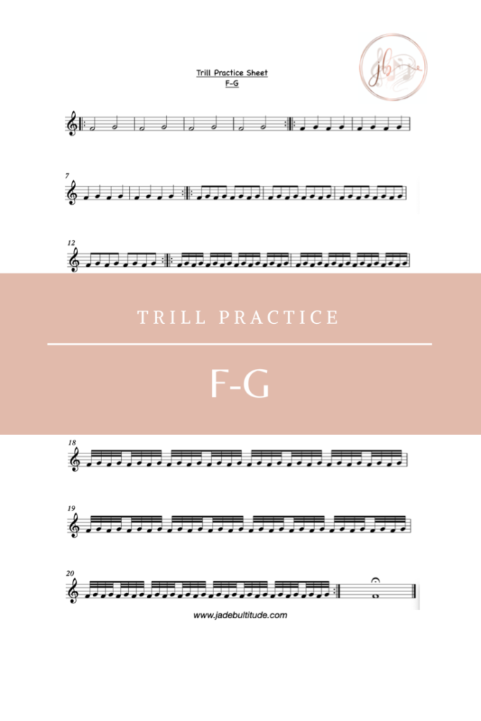  F to G - Flute Practice-trills