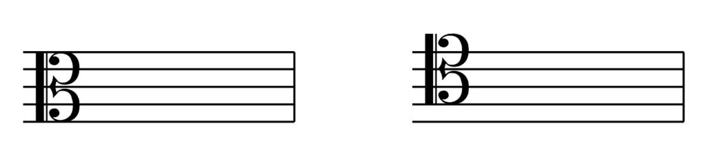 alto clef, tenor clef, transpose, C clef