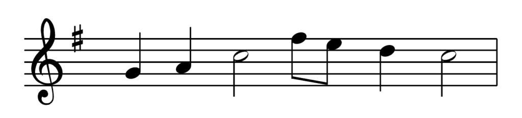 E minor, E minor melody, melody in E minor