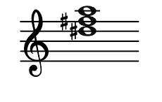 E major scale, Chord vii, chord 7, diminished chord