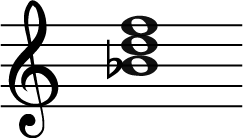 B flat major chord, dominant chord, Chord V