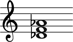 Chord IV, Db major chord, Subdominant chord