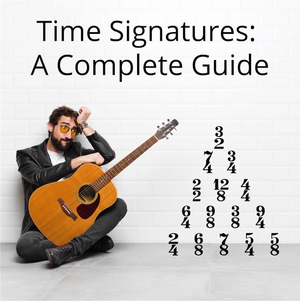 time signature pyramid, man with guitar sitting looking confused