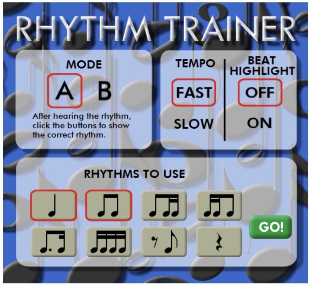 Rhythm Training Dashboard 