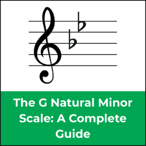 G natural minor scale, blog title , featured image