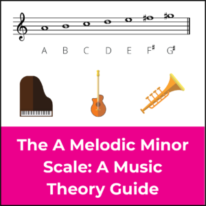 A melodic minor scale, featured image
