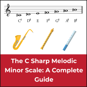 C sharp melodic minor scale, featured image