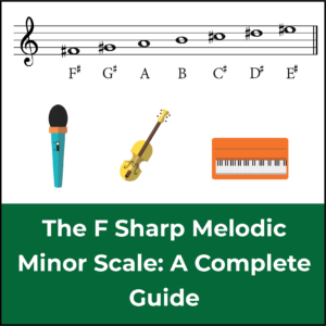 F sharp melodic minor scale, featured image