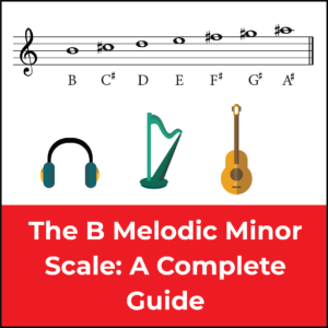 b melodic minor scale, featured image