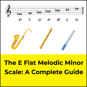 e flat melodic minor scale, featured image