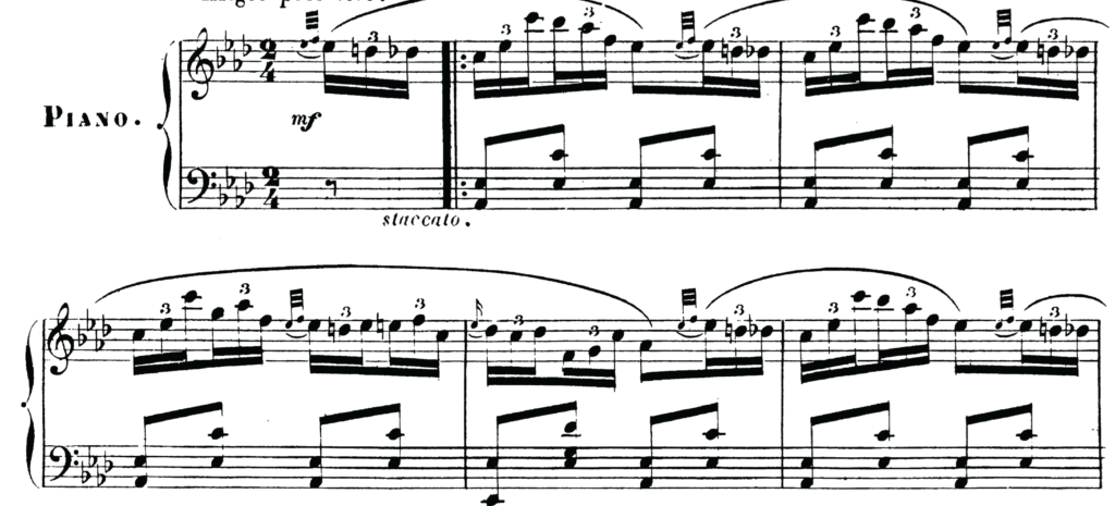 extract in a flat major