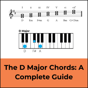 chords in D major, featured image