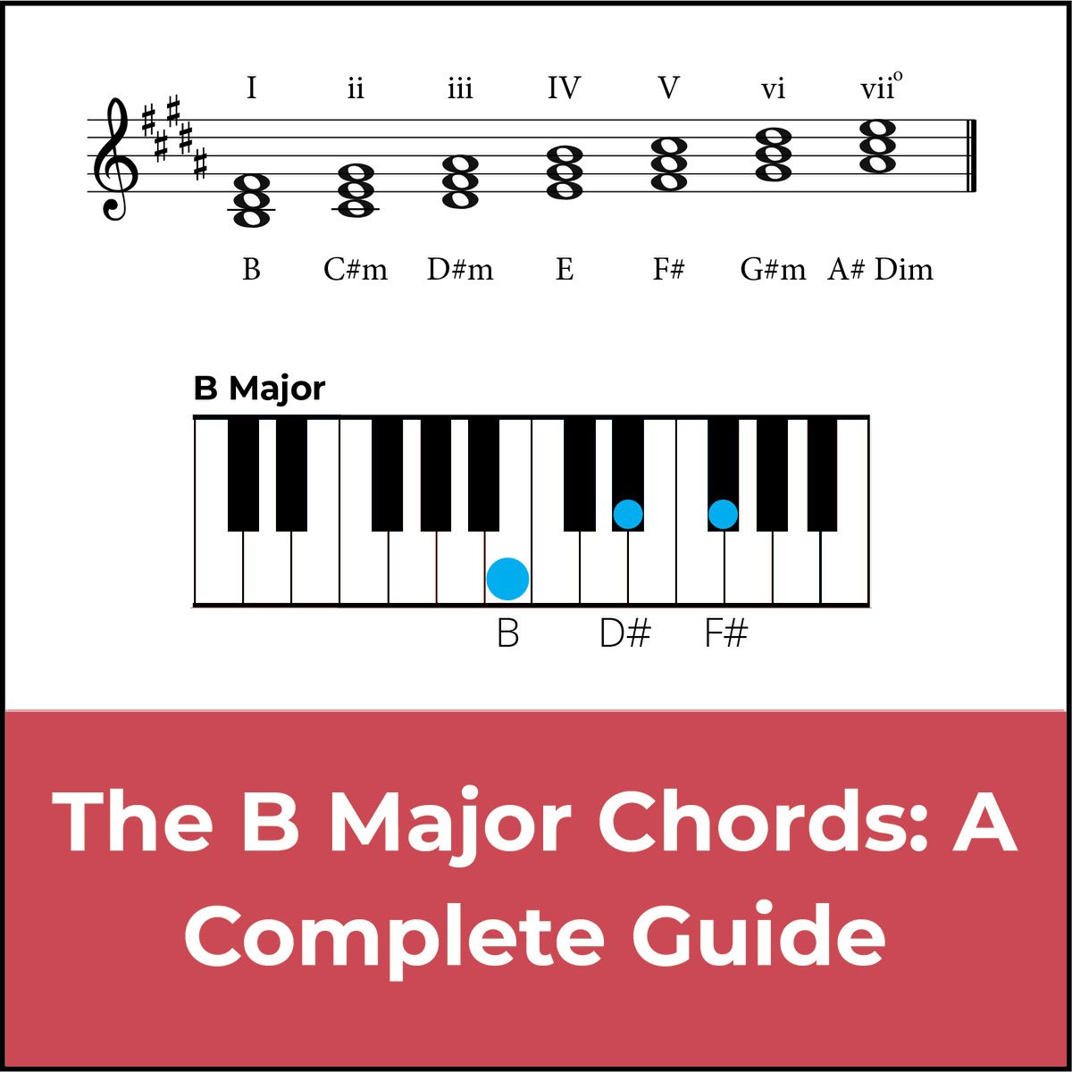 Chords In B Major A Music Theory Guide