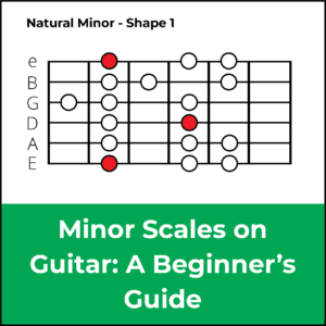 minor scales on guitar, featured image
