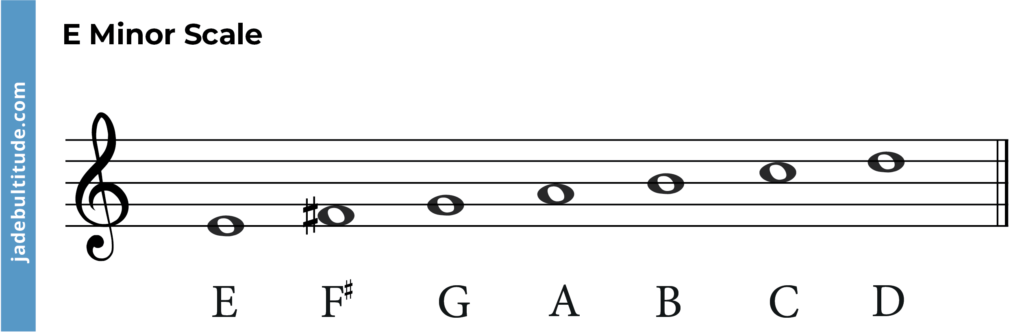 E Minor scale