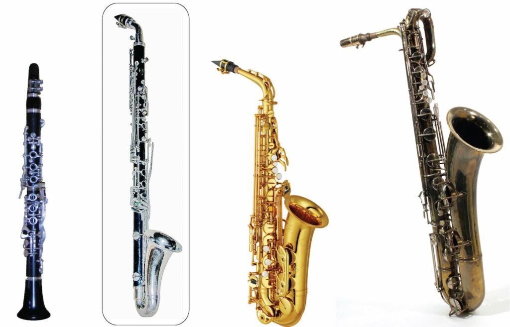 alto-clarinet-clarinet-in-Eb-alto-saxophone-baritone-saxophone