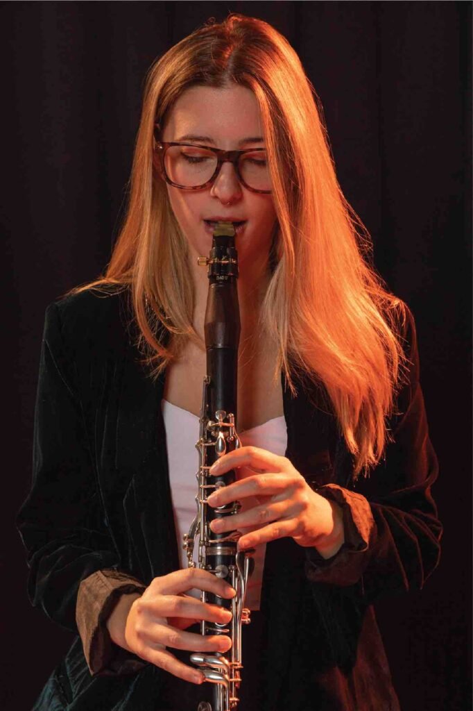 clarinettist playing