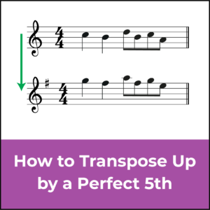 how to transpose up a perfect 5th, featured image