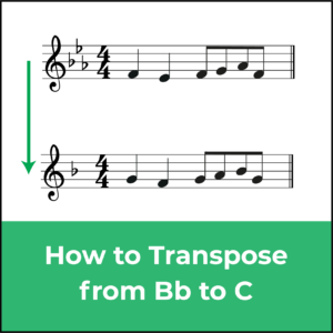 transpose from B flat to C featued image