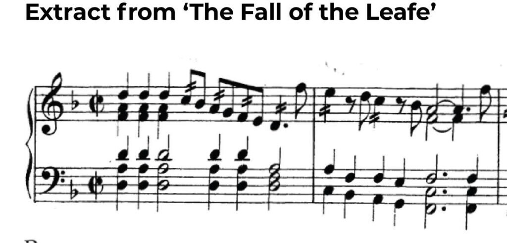 The Fall of the Leafe Music Extract, programme music