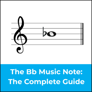 B flat music note featured image