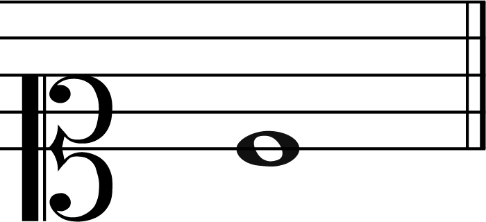 C in soprano clef
