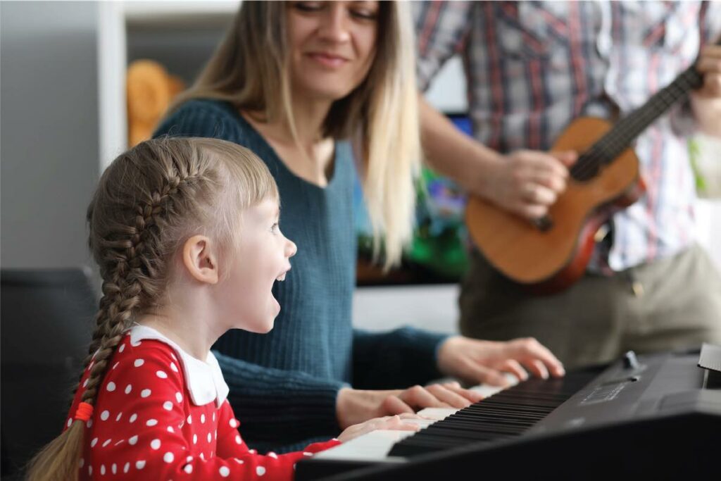 teaching piano and singing