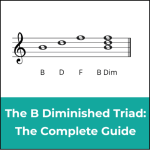 B diminished triad, featured image