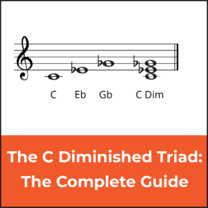C diminished triad, featured image