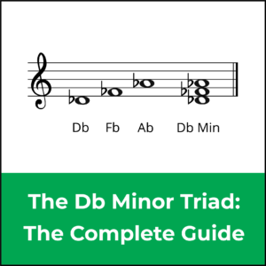 D flat minor triad, featured image