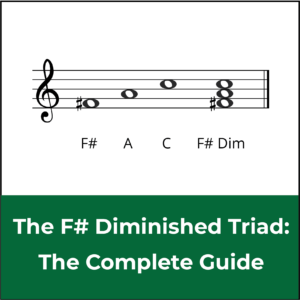 F sharp diminished triad, featured image